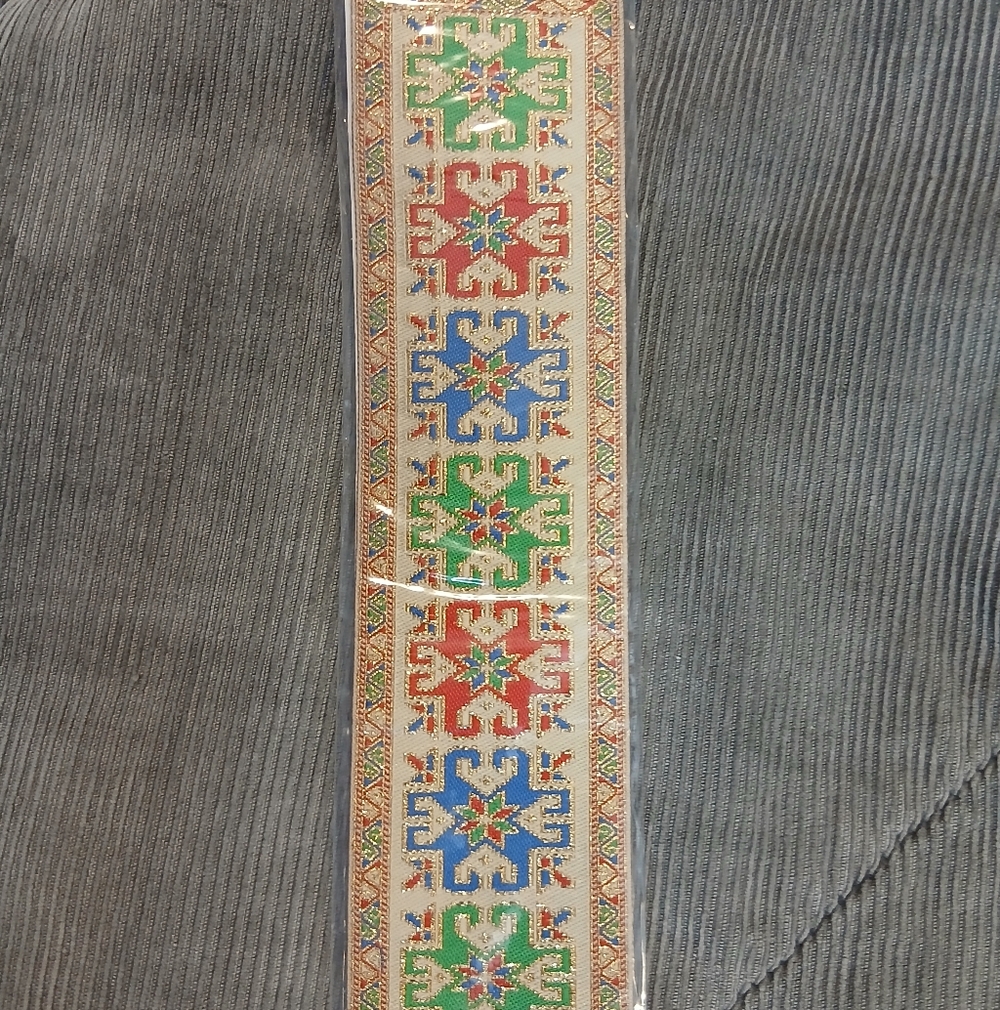 Vintage Dead Stock Miniator Woven Rug Design Bookmark Made In Jordan New - Picture 4 of 15